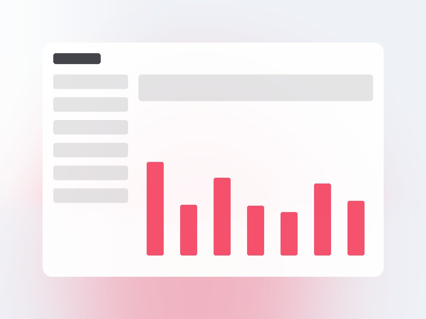 Cloud monitoring dashboard mockup