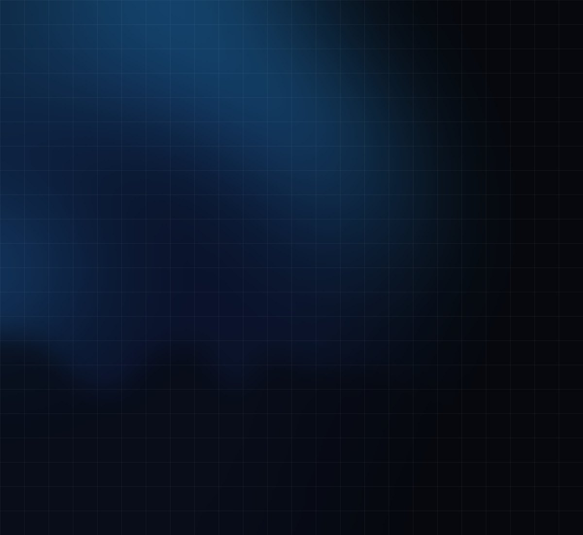 Blue glowing grid