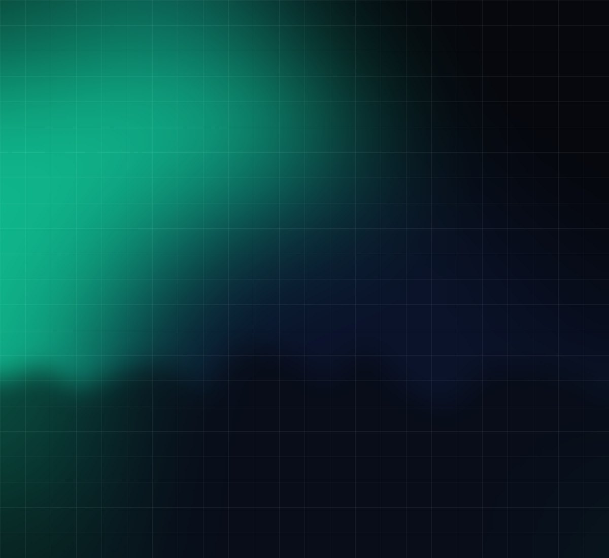 Green glowing grid